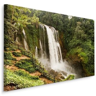Leinwandbild Wasserfall Pulhapanzak in Honduras