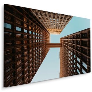 Leinwandbild Riesiges Gebäude, Ansicht Von Unten Leinwand N/A N/A 20x30