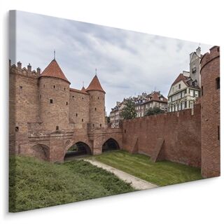 Leinwandbild Burgmauern In Warschau Leinwand N/A N/A 20x30