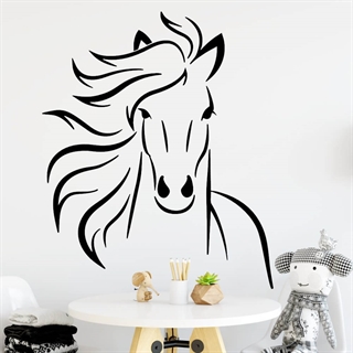 Holen Sie sich ein sehr schönes Pferd als Wandtattoo an die Wand