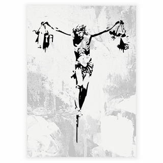 Poster - Jesus von Banksy