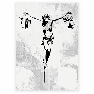 Poster - Jesus von Banksy