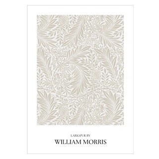 Poster mit LARKSPORN VON William Morris 2