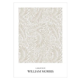 Poster mit LARKSPORN VON William Morris 2