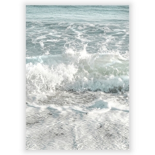 Poster mit Meereswellen