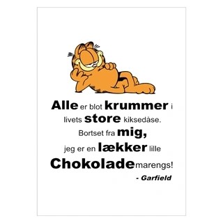 Sehr lustiges Zitat der Zeichentrickfigur Garfield