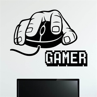 Wandsticker mit Motiv eines Gamecontrollers