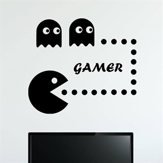 Wandsticker mit dem Text und Motiv Gamezone Loading