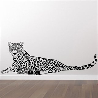 Wandsticker mit einem sehr schönen Leoparden.