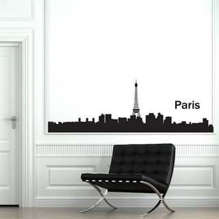 Wandaufkleber mit einem großen und schönen Bild von PARIS!