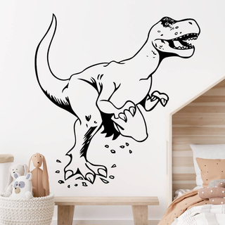 T-Rex Dinosaurier - Große und gefährliche Wandtattoos mit T-Rex