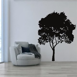 Wandaufkleber mit einem kleinen Baum
