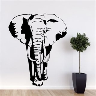 Großer Elefant - Holen Sie sich einen Wandaufkleber mit einem Elefanten